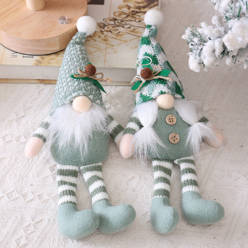 Wholesale Christmas gnome figurine with long legs